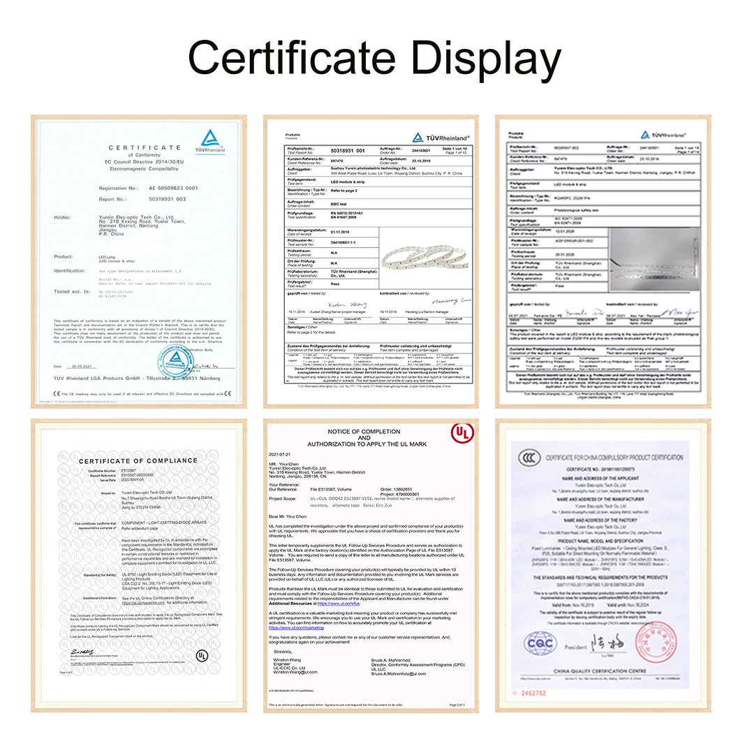 UL, CE Approved Csp IP65 Flexible LED Strip Light with Long Cascade Chain 64LEDs