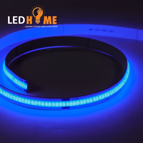 High Brightness Big View Angle DOT Free 24V Flexible Csp RGB LED Strip