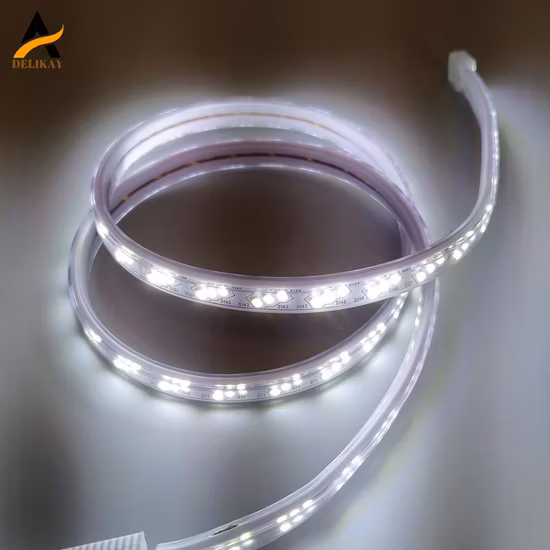 Striscia LED impermeabile ad alta tensione 110 V 220 V 50 m per rotolo SMD 2835 180 LED/M IP67