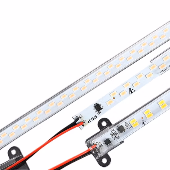Luce per armadio ad alta tensione AC220V Barra rigida lineare per barra LED per barra luminosa per vetrina