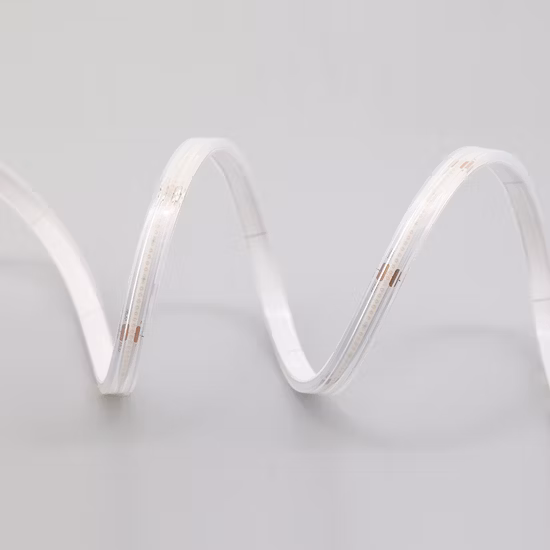 Decorazione esterna Striscia luminosa LED intelligente di alta qualità 24V 840LED/M impermeabile IP67 RGBW COB Csp