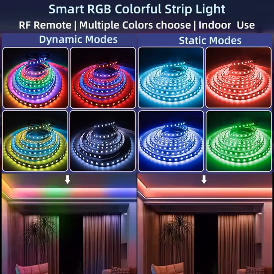 Cambiamento di colore della striscia LED digitale SMD5050 RGB Pixel 60 LED / M
